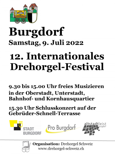 12. Internationales Drehorgelfestival Burgdorf